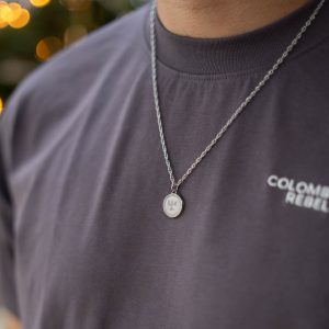 Robuuste Colombia hanger zilver