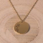ronde pendant goud 13mm - ingezoomd februari (1)