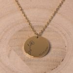 Ketting met geboortebloem