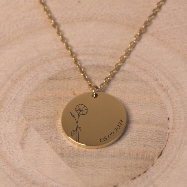 Ketting met geboortebloem