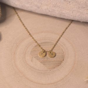 Ketting met twee kleine hangers