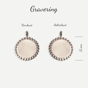 Alternative view of Ketting met graveerhanger