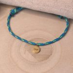 Trendy armband met gravurehanger